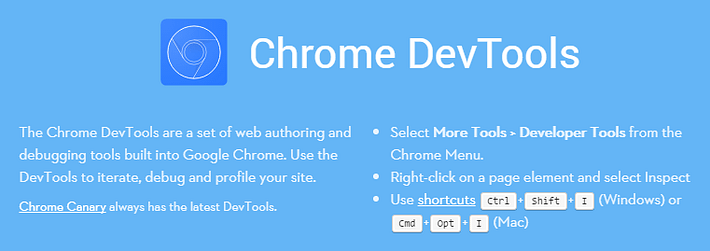 chrome devtools