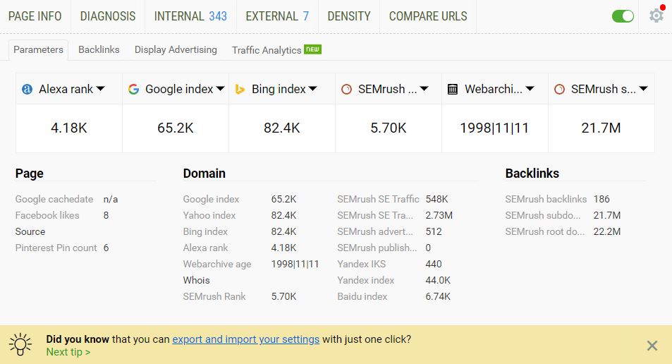 seo quake