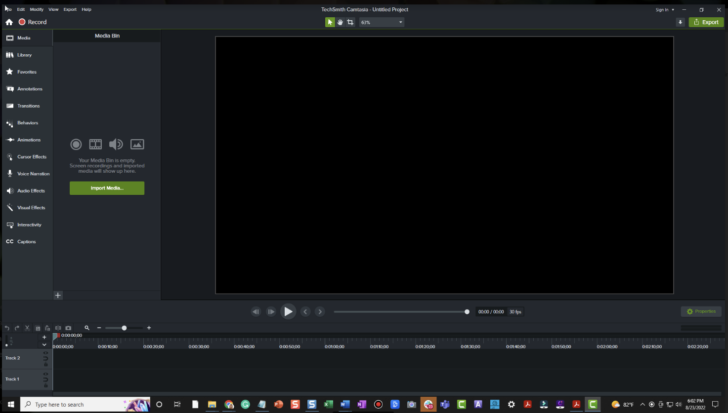 Camtasia 截图