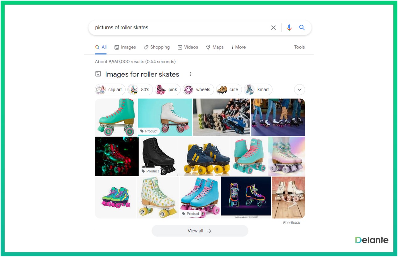 google serp features 图片