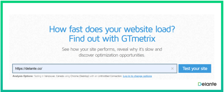 如何检查移动网站速度 gtmetrix