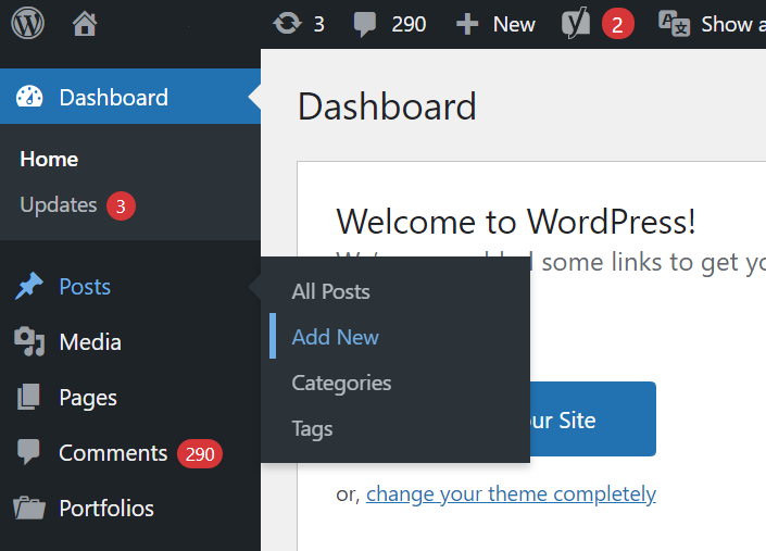 如何在 wordpress 新帖子上发布博客