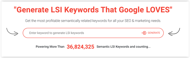 seo 工具中的 lsi 关键字