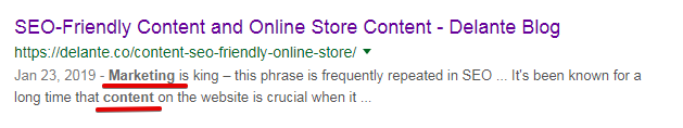 seo 关键字的 html 元标记