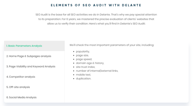 seo 报价比较 seo 审计