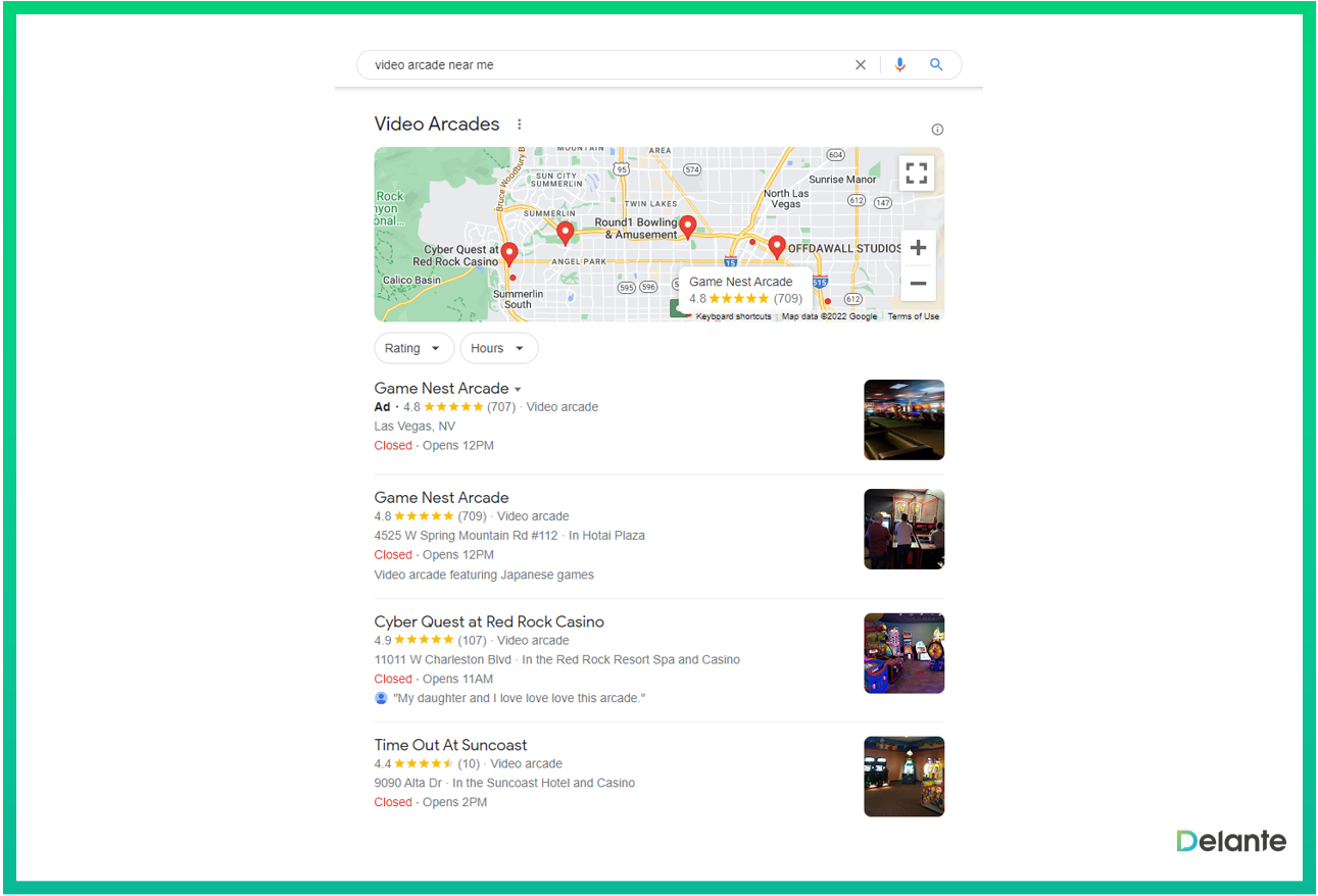 serp 具有本地包