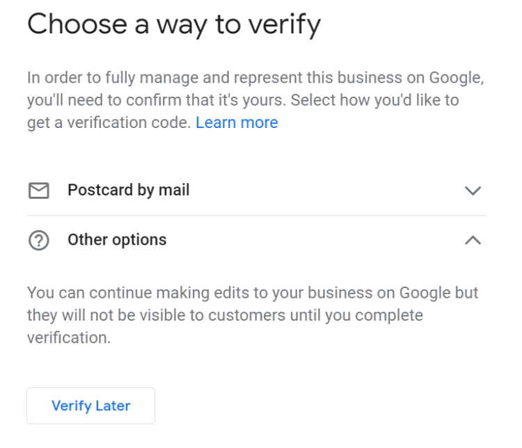 如何将公司添加到谷歌我的企业验证