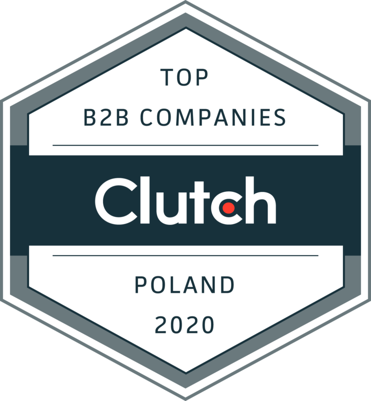 2020 年波兰顶级 B2B 公司 - 手拿包徽章