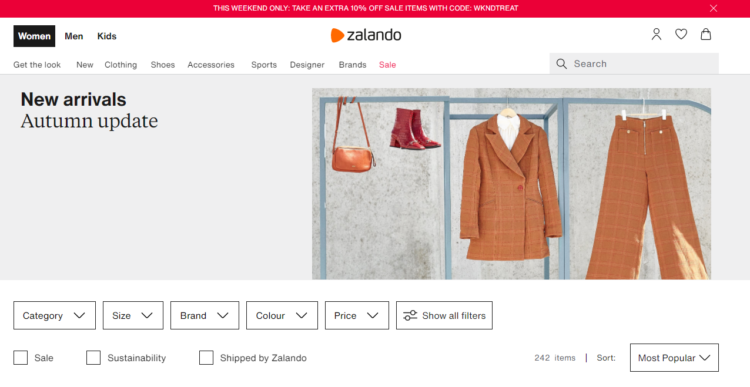 Zalando - 妥善处理和安全交付的例子